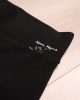 Fekete színű, polár bélelt leggings S/M, L/XL